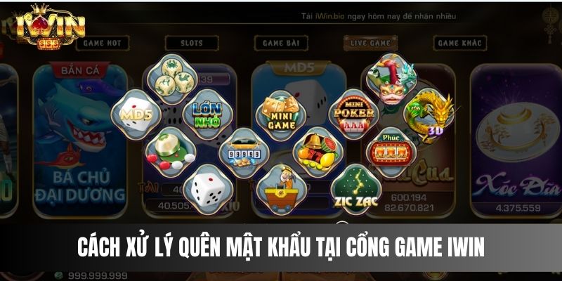 Cách xử lý quên mật khẩu tại cổng game IWIN